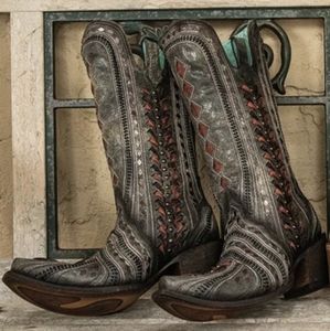 Embellished Corral Boots